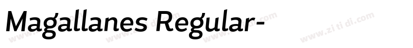 Magallanes Regular字体转换